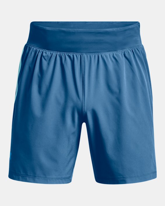 Men's UA Speedpocket 7" Shorts, Blue, pdpMainDesktop image number 6